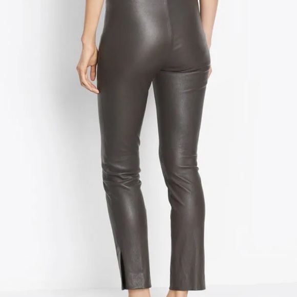 Leather Crop Pants - Picture 3 of 11